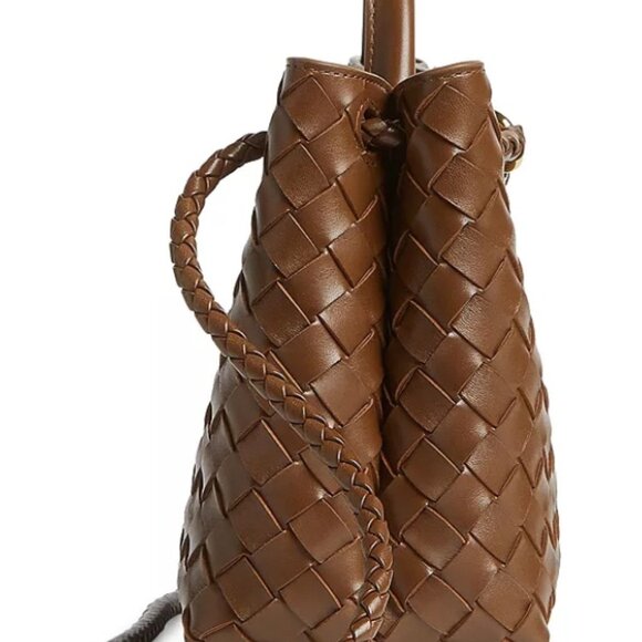 New Bottega Veneta Brown Small Andiamo Top Handle Bag - Picture 2 of 8